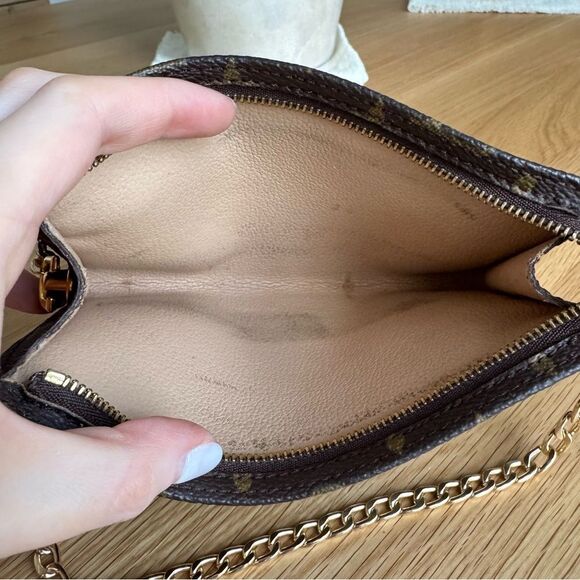 ✅AUTH✅Louis Vuitton Brown Mono SHOULDER BAG - Picture 8 of 11